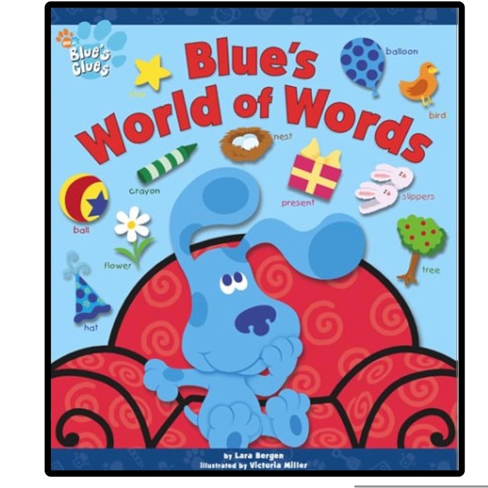 BUNDLE & SAVE 🔍Blue’s Clues - Blue's World of Words Kids Hardcover Search Book
